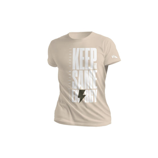 Keep That Same Energy T-Shirt - Beige